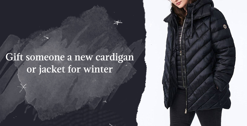 Plus Size Cozy Outerwear can consist of a new jacket for a loved one to stay warm and toasty for the winter.