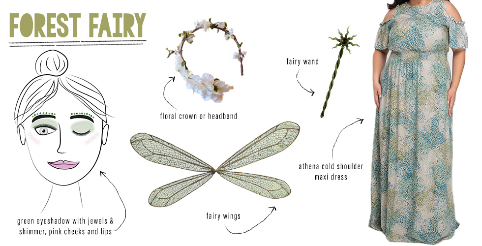 Halloween Costume Ideas 2020 can be whimsical like a Forest Fairy